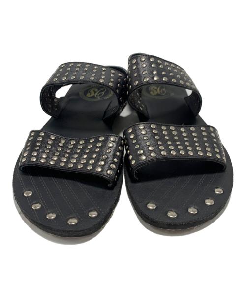 DIRK BIKKEMBERGS（ダークビッケンバーグ）DIRK BIKKEMBERGS (ダークビッケンバーグ) スタッズレザーサンダル ブラック サイズ:SIZE 42の古着・服飾アイテム