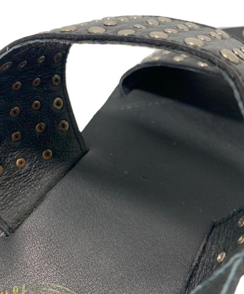 DIRK BIKKEMBERGS（ダークビッケンバーグ）DIRK BIKKEMBERGS (ダークビッケンバーグ) スタッズレザーサンダル ブラック サイズ:SIZE 42の古着・服飾アイテム