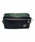 Orobiancoオロビアンコ）の古着「ボディーバッグ」｜ブラック×グリーン