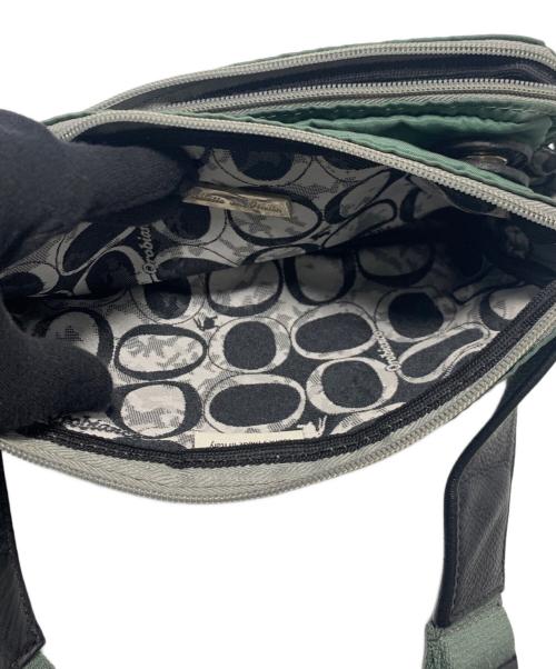 Orobianco（オロビアンコ）Orobianco (オロビアンコ) ボディーバッグ ブラック×グリーンの古着・服飾アイテム