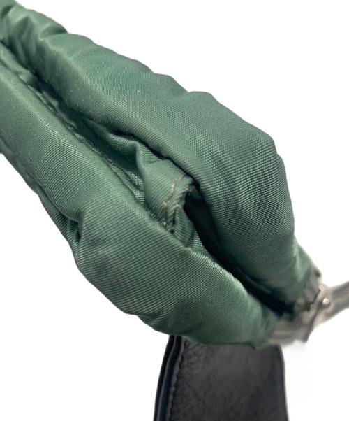 Orobianco（オロビアンコ）Orobianco (オロビアンコ) ボディーバッグ ブラック×グリーンの古着・服飾アイテム