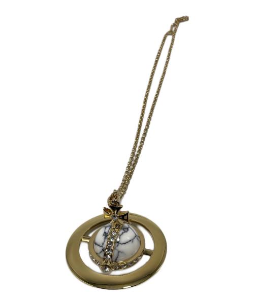 Vivienne Westwood（ヴィヴィアンウエストウッド）Vivienne Westwood (ヴィヴィアンウエストウッド) ジャイアントオーブネックス ゴールドの古着・服飾アイテム
