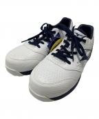 MIZUNOミズノ）の古着「安全靴」｜ホワイト×ネイビー