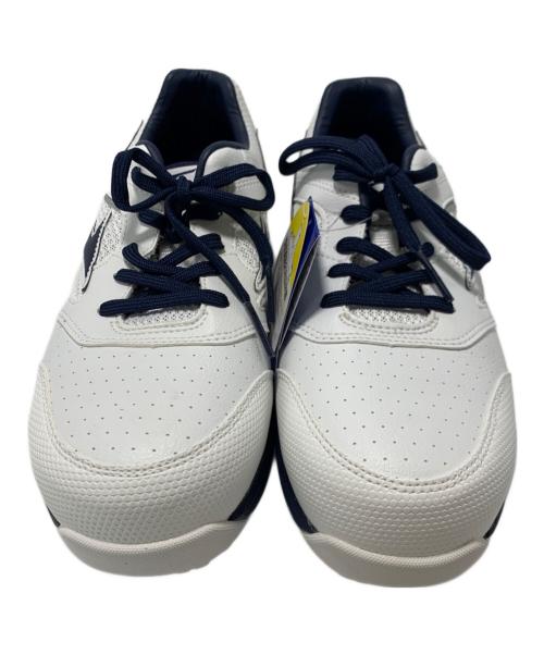 MIZUNO（ミズノ）MIZUNO (ミズノ) 安全靴 ホワイト×ネイビー サイズ:24cm 未使用品の古着・服飾アイテム