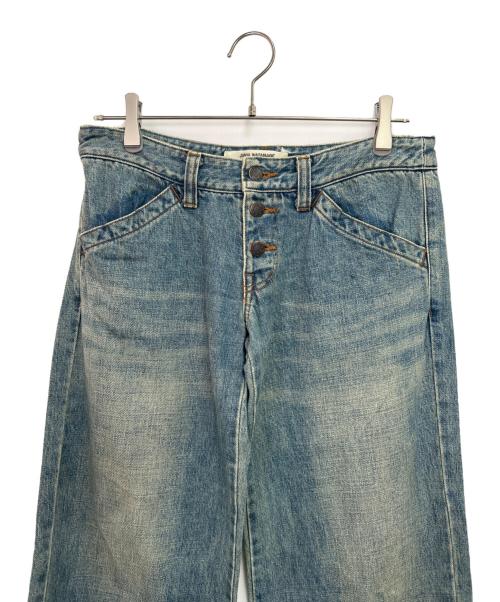 JUNYA WATANABE COMME des GARCONS（(ジュンヤワタナベ コムデギャルソン）JUNYA WATANABE COMME des GARCONS ((ジュンヤワタナベ コムデギャルソン) ワイドデニムパンツ ブルー サイズ:Mの古着・服飾アイテム
