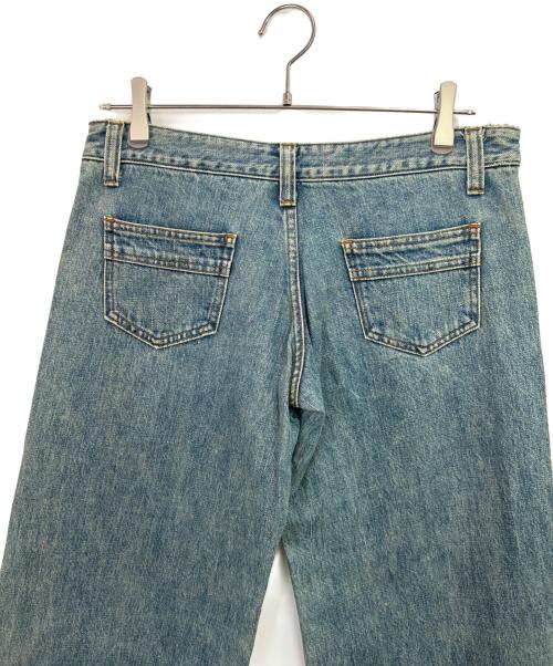 JUNYA WATANABE COMME des GARCONS（(ジュンヤワタナベ コムデギャルソン）JUNYA WATANABE COMME des GARCONS ((ジュンヤワタナベ コムデギャルソン) ワイドデニムパンツ ブルー サイズ:Mの古着・服飾アイテム