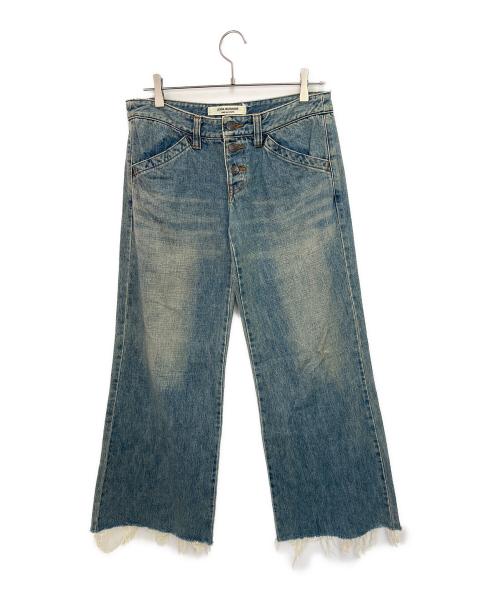 JUNYA WATANABE COMME des GARCONS（(ジュンヤワタナベ コムデギャルソン）JUNYA WATANABE COMME des GARCONS ((ジュンヤワタナベ コムデギャルソン) ワイドデニムパンツ ブルー サイズ:Mの古着・服飾アイテム
