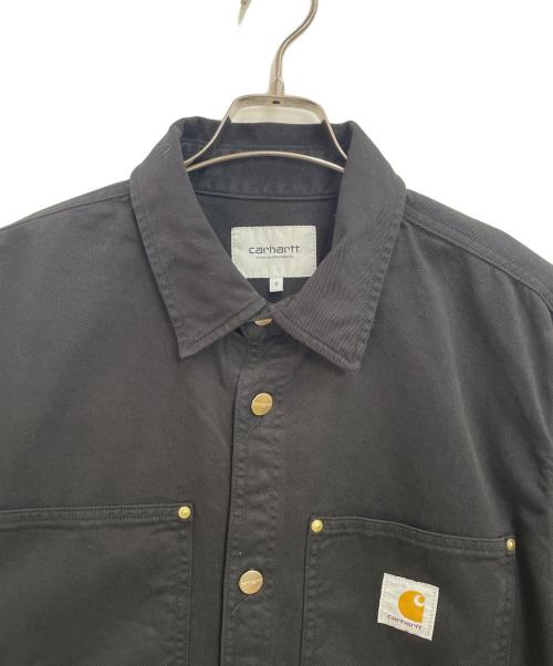 Carhartt WIP（カーハート ワーク イン プログレス）Carhartt WIP (カーハート ワーク イン プログレス) ダービーシャツ ブラック サイズ:Sの古着・服飾アイテム