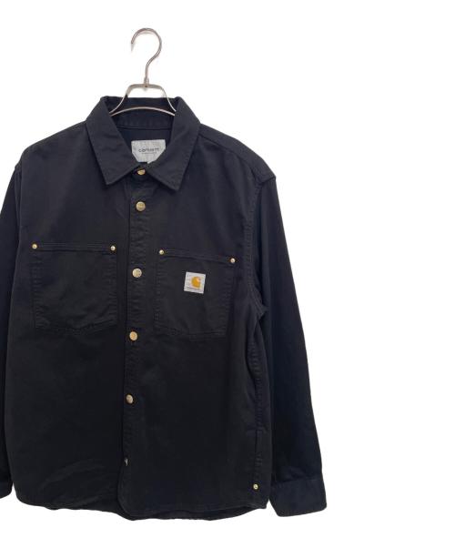 Carhartt WIP（カーハート ワーク イン プログレス）Carhartt WIP (カーハート ワーク イン プログレス) ダービーシャツ ブラック サイズ:Sの古着・服飾アイテム