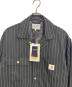中古・古着 CarHartt (カーハート) ストライプシャケット ブラック サイズ:L：20000円