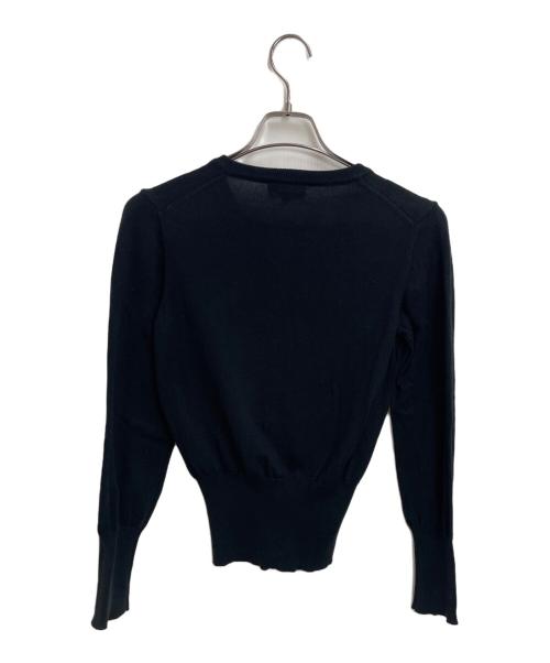 Vivienne Westwood RED LABEL（ヴィヴィアンウエストウッドレッドレーベル）Vivienne Westwood RED LABEL (ヴィヴィアンウエストウッドレッドレーベル) 薄手カーディガン ブラック サイズ:Sの古着・服飾アイテム