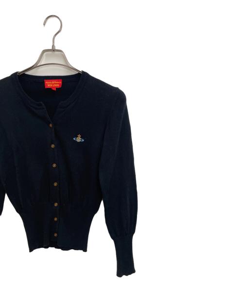 Vivienne Westwood RED LABEL（ヴィヴィアンウエストウッドレッドレーベル）Vivienne Westwood RED LABEL (ヴィヴィアンウエストウッドレッドレーベル) 薄手カーディガン ブラック サイズ:Sの古着・服飾アイテム