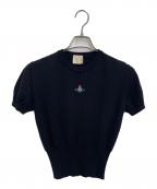 Vivienne Westwood GOLD LABELヴィヴィアン・ウエストウッド ゴールドレーベル）の古着「半袖ニット」｜ブラック