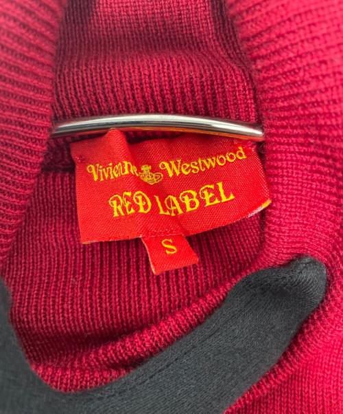 Vivienne Westwood RED LABEL（ヴィヴィアンウエストウッドレッドレーベル）Vivienne Westwood RED LABEL (ヴィヴィアンウエストウッドレッドレーベル) 薄手ニット レッド サイズ:Sの古着・服飾アイテム