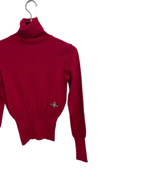 Vivienne Westwood RED LABEL（ヴィヴィアンウエストウッドレッドレーベル）Vivienne Westwood RED LABEL (ヴィヴィアンウエストウッドレッドレーベル) 薄手ニット レッド サイズ:Sの古着・服飾アイテム
