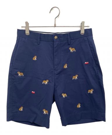 ポロラルフローレンハーフパンツP565△中畝コーデュロイ刺繍パープルアメリカ古着 中古・古着通販】POLO RALPH LAUREN (ポロ・ラルフローレン) 犬刺繍