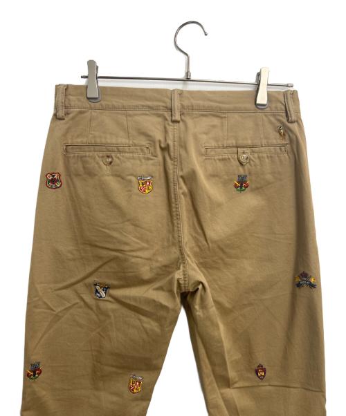 POLO RALPH LAUREN（ポロ・ラルフローレン）POLO RALPH LAUREN (ポロ・ラルフローレン) 刺繍チノパン カーキ サイズ:31/32の古着・服飾アイテム