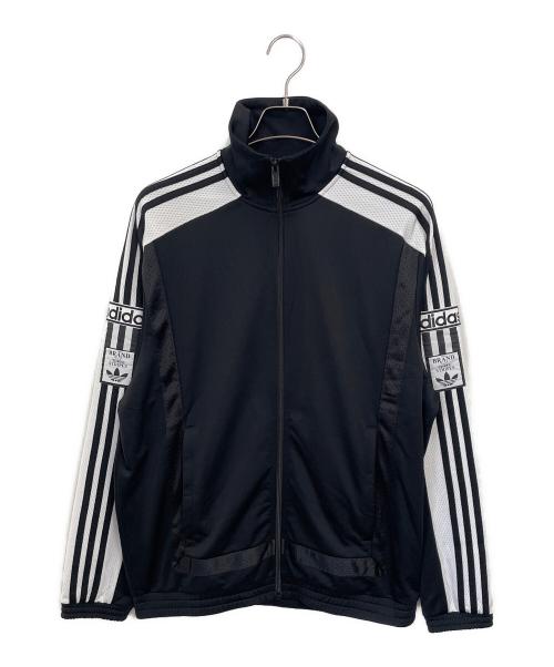 adidas（アディダス）adidas (アディダス) トラックジャケット ブラック×ホワイト サイズ:Lの古着・服飾アイテム