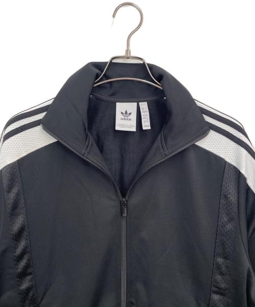 adidas（アディダス）adidas (アディダス) トラックジャケット ブラック×ホワイト サイズ:Lの古着・服飾アイテム