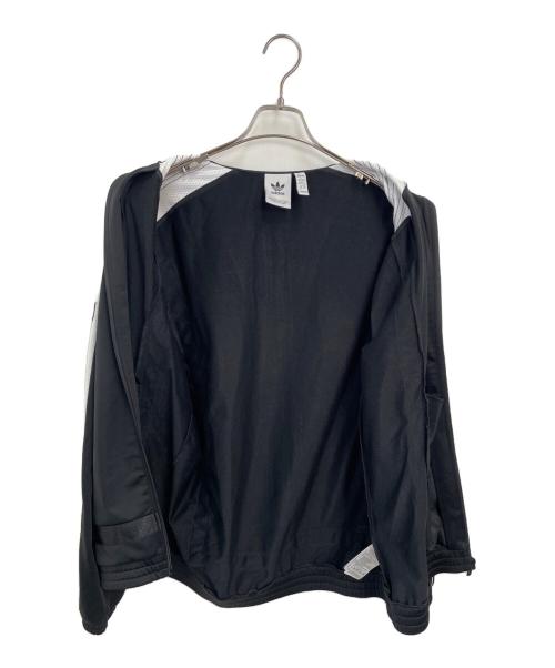 adidas（アディダス）adidas (アディダス) トラックジャケット ブラック×ホワイト サイズ:Lの古着・服飾アイテム