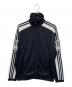 adidas（アディダス）の古着「トラックジャケット」｜ブラック×ホワイト