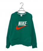 NIKEナイキ）の古着「スウェット」｜グリーン×オレンジ