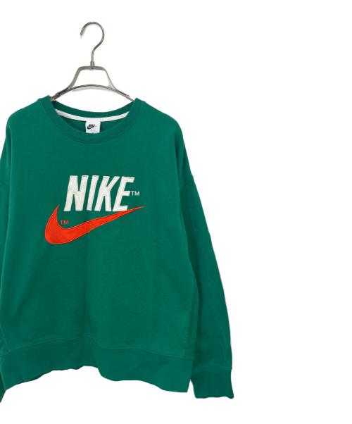 NIKE（ナイキ）NIKE (ナイキ) スウェット グリーン×オレンジ サイズ:XLの古着・服飾アイテム