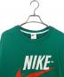 中古・古着 NIKE (ナイキ) スウェット グリーン×オレンジ サイズ:XL：6000円