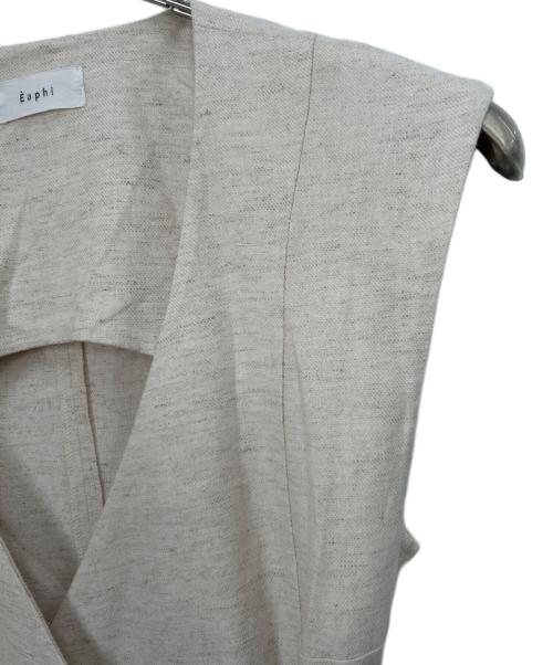 Eaphi（エフィ）Eaphi (エフィ) ノースリーブコート ベージュ サイズ:2の古着・服飾アイテム