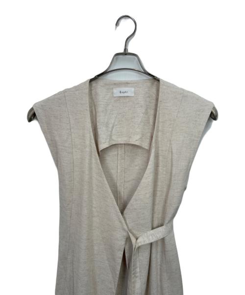 Eaphi（エフィ）Eaphi (エフィ) ノースリーブコート ベージュ サイズ:2の古着・服飾アイテム