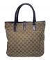 GUCCI (グッチ) トートバッグ パープル×ベージュ：22000円