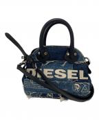 DIESELディーゼル）の古着「デニム2WAYバッグ」｜ブルー
