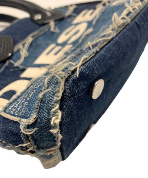 DIESEL（ディーゼル）DIESEL (ディーゼル) デニム2WAYバッグ ブルーの古着・服飾アイテム