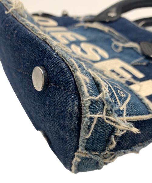 DIESEL（ディーゼル）DIESEL (ディーゼル) デニム2WAYバッグ ブルーの古着・服飾アイテム