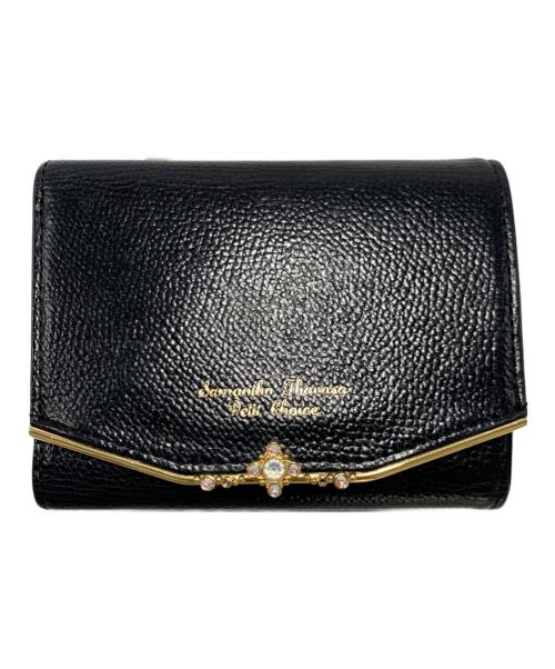 Samantha Thavasa PETIT CHOICE（サマンサタバサプチチョイス）Samantha Thavasa PETIT CHOICE (サマンサタバサプチチョイス) 2つ折り財布 ブラックの古着・服飾アイテム