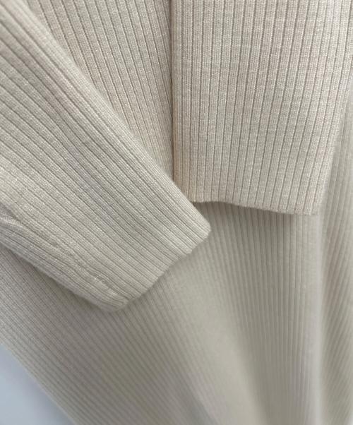 ACYM（アシーム）ACYM (アシーム) 長袖ワンピース ベージュ サイズ:Fの古着・服飾アイテム