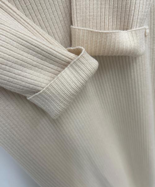ACYM（アシーム）ACYM (アシーム) 長袖ワンピース ベージュ サイズ:Fの古着・服飾アイテム