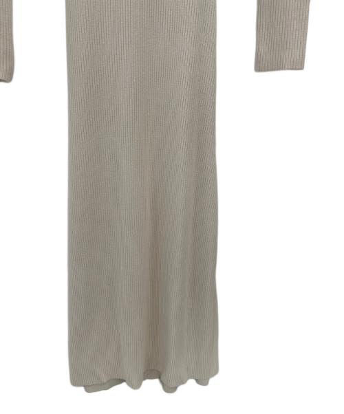 ACYM（アシーム）ACYM (アシーム) 長袖ワンピース ベージュ サイズ:Fの古着・服飾アイテム