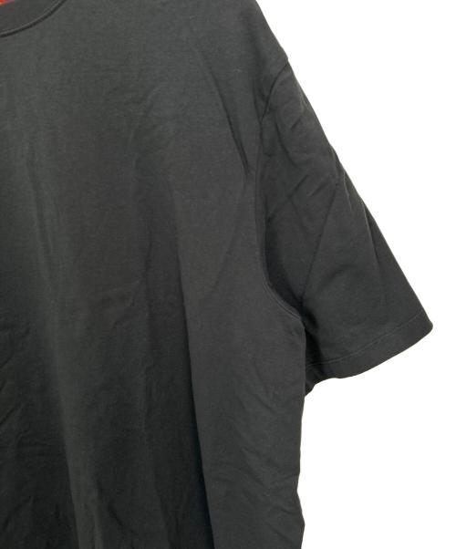 LOEWE（ロエベ）LOEWE (ロエベ) 半袖カットソー ブラック×レッド サイズ:Sの古着・服飾アイテム