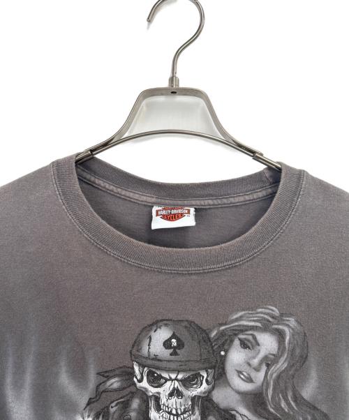 HARLEY-DAVIDSON（ハーレーダビッドソン）HARLEY-DAVIDSON (ハーレーダビッドソン) 半袖カットソー グレー サイズ:Lの古着・服飾アイテム
