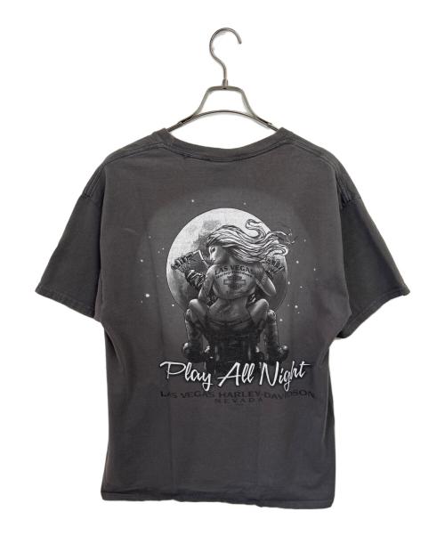 HARLEY-DAVIDSON（ハーレーダビッドソン）HARLEY-DAVIDSON (ハーレーダビッドソン) 半袖カットソー グレー サイズ:Lの古着・服飾アイテム