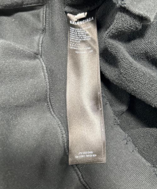 BALENCIAGA（バレンシアガ）BALENCIAGA (バレンシアガ) プルオーバーパーカー ブラック サイズ:XXSの古着・服飾アイテム