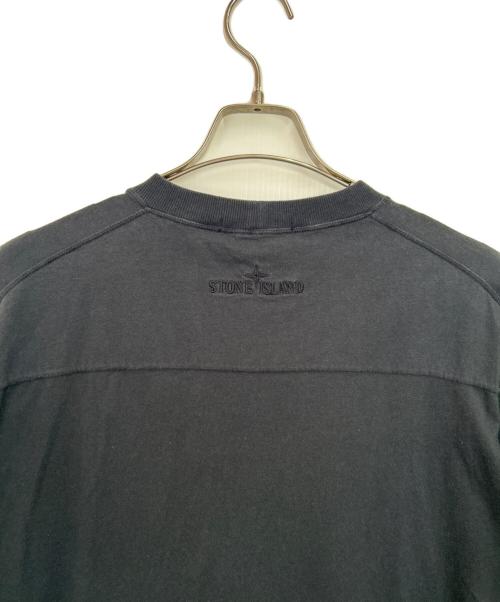 STONE ISLAND（ストーンアイランド）STONE ISLAND (ストーンアイランド) 半袖カットソー ブラック サイズ:Mの古着・服飾アイテム