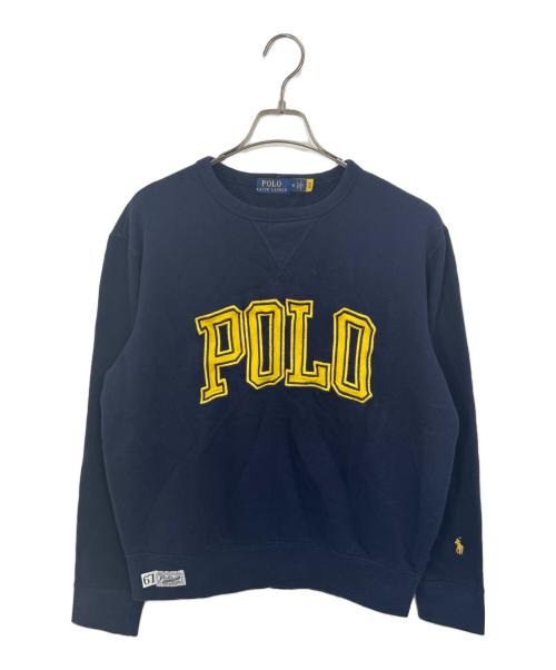 POLO RALPH LAUREN（ポロ・ラルフローレン）POLO RALPH LAUREN (ポロ・ラルフローレン) 長袖スウェット ネイビー サイズ:Mの古着・服飾アイテム