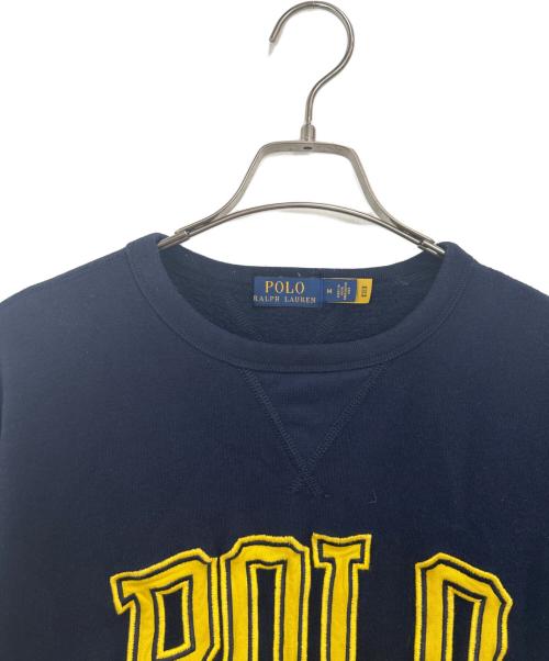 POLO RALPH LAUREN（ポロ・ラルフローレン）POLO RALPH LAUREN (ポロ・ラルフローレン) 長袖スウェット ネイビー サイズ:Mの古着・服飾アイテム