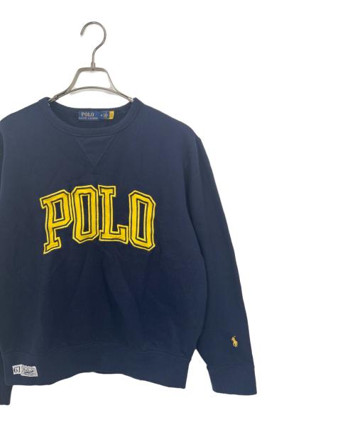POLO RALPH LAUREN（ポロ・ラルフローレン）POLO RALPH LAUREN (ポロ・ラルフローレン) 長袖スウェット ネイビー サイズ:Mの古着・服飾アイテム