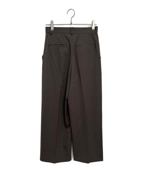 Plage（プラージュ）Plage (プラージュ) One Tuck Straight Wideパンツ ブラウン サイズ:38の古着・服飾アイテム