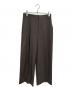 Plage（プラージュ）の古着「One Tuck Straight Wideパンツ」｜ブラウン
