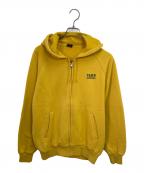 CLUB adidasクラブ アディダス）の古着「ジップパーカー」｜イエロー