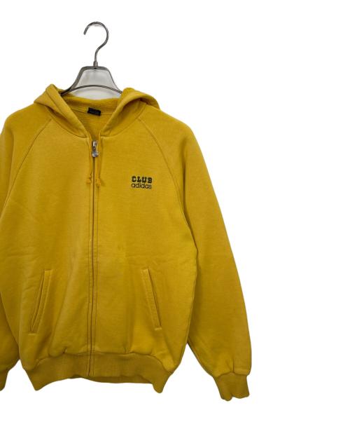 CLUB adidas（クラブ アディダス）CLUB adidas (クラブ アディダス) ジップパーカー イエロー サイズ:Lの古着・服飾アイテム